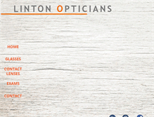 Tablet Screenshot of lintonopticians.com